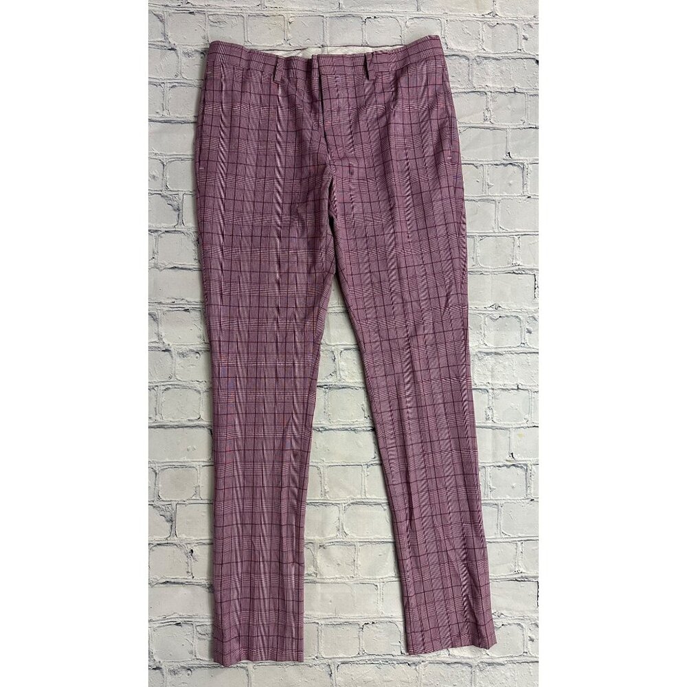 Topman Pinstripe Skinny Trousers